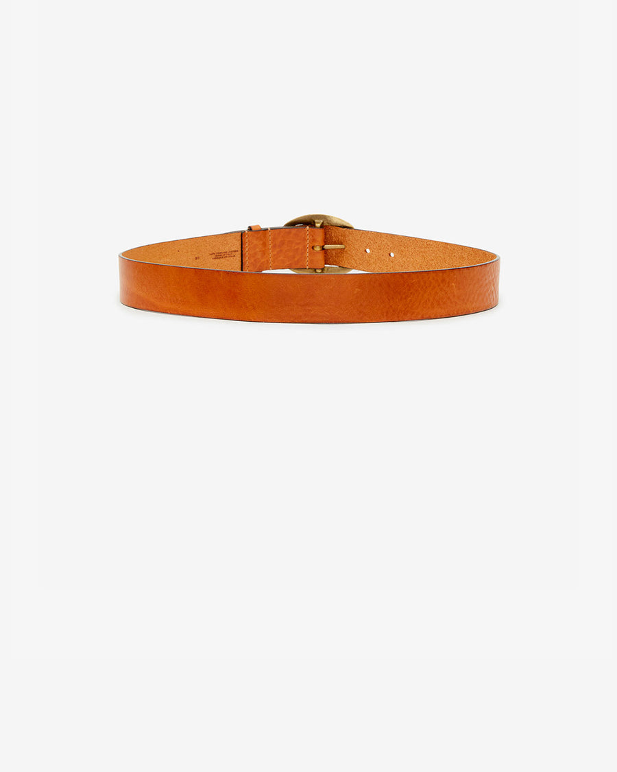 Ceinture Dara En Cuir — Cognac, vue 2 ; référence CE298CFAC1B01A50CO