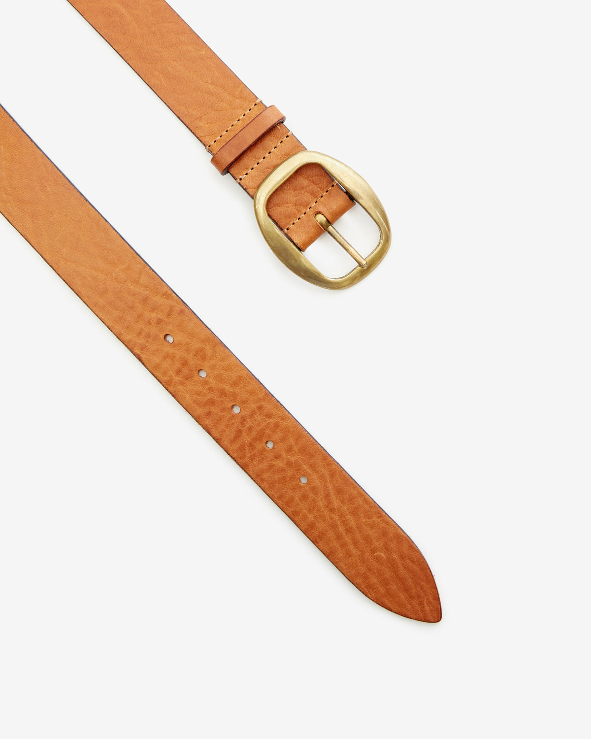 Ceinture Dara En Cuir — Cognac, vue 3 ; référence CE298CFAC1B01A50CO