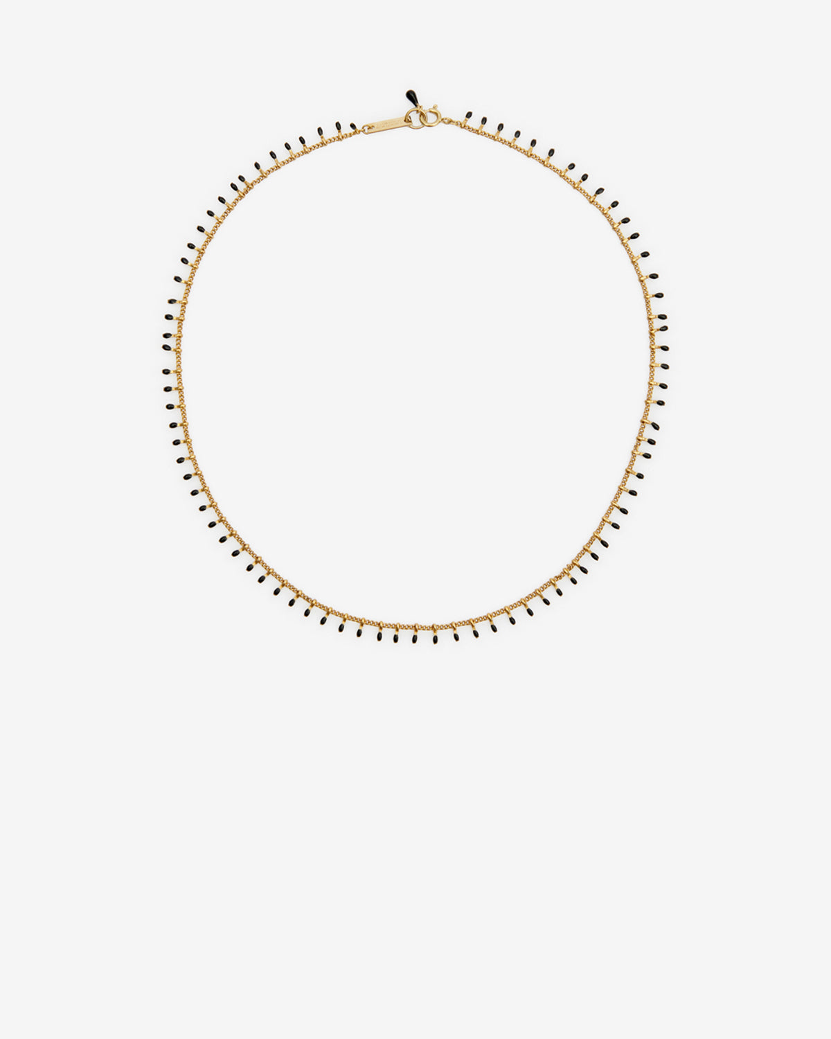 Collier Casablanca — Noir, vue 1 ; référence CO0001FAA3B01B01BK