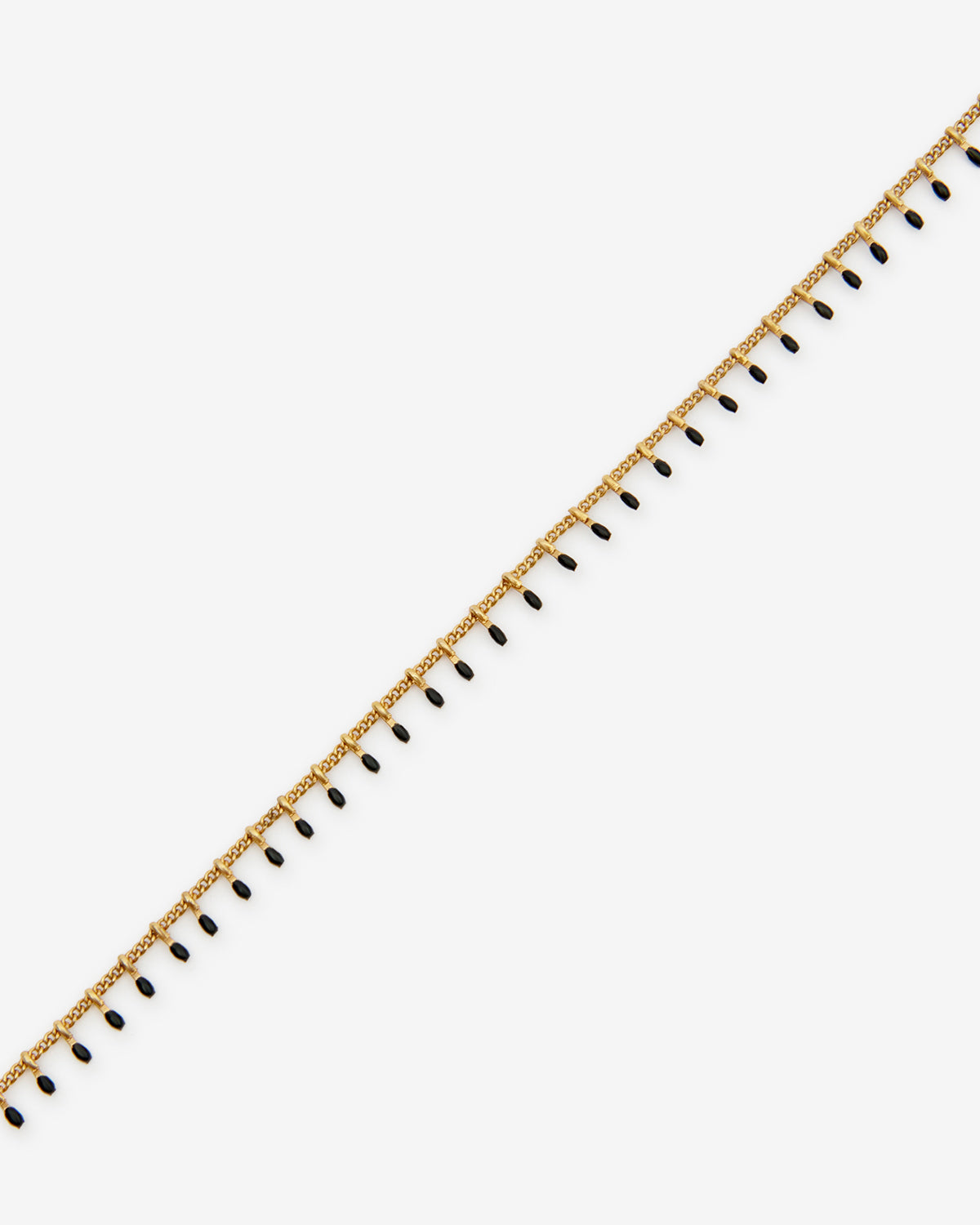 Collier Casablanca — Noir, vue 3 ; référence CO0001FAA3B01B01BK