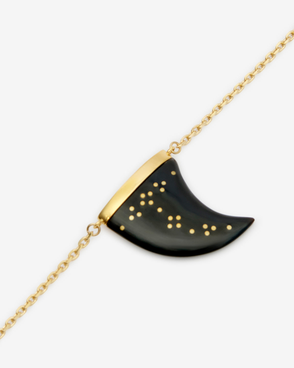 Collier Ellen — Noir, vue 2 ; référence CO0142FAB4B08B01BK