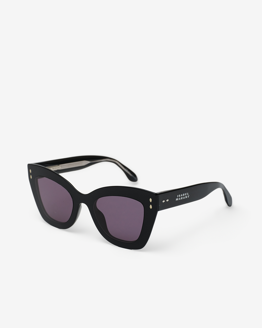 Lunettes de soleil Cat Eye Louny — Noir pall-Gris, vue 1 ; référence IM0050GSA2L02L807IR