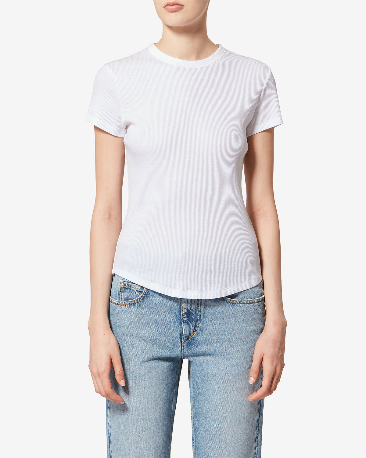 T-shirt Taomi — Blanc, vue 1 ; référence TS0111FAA2N39I20WH