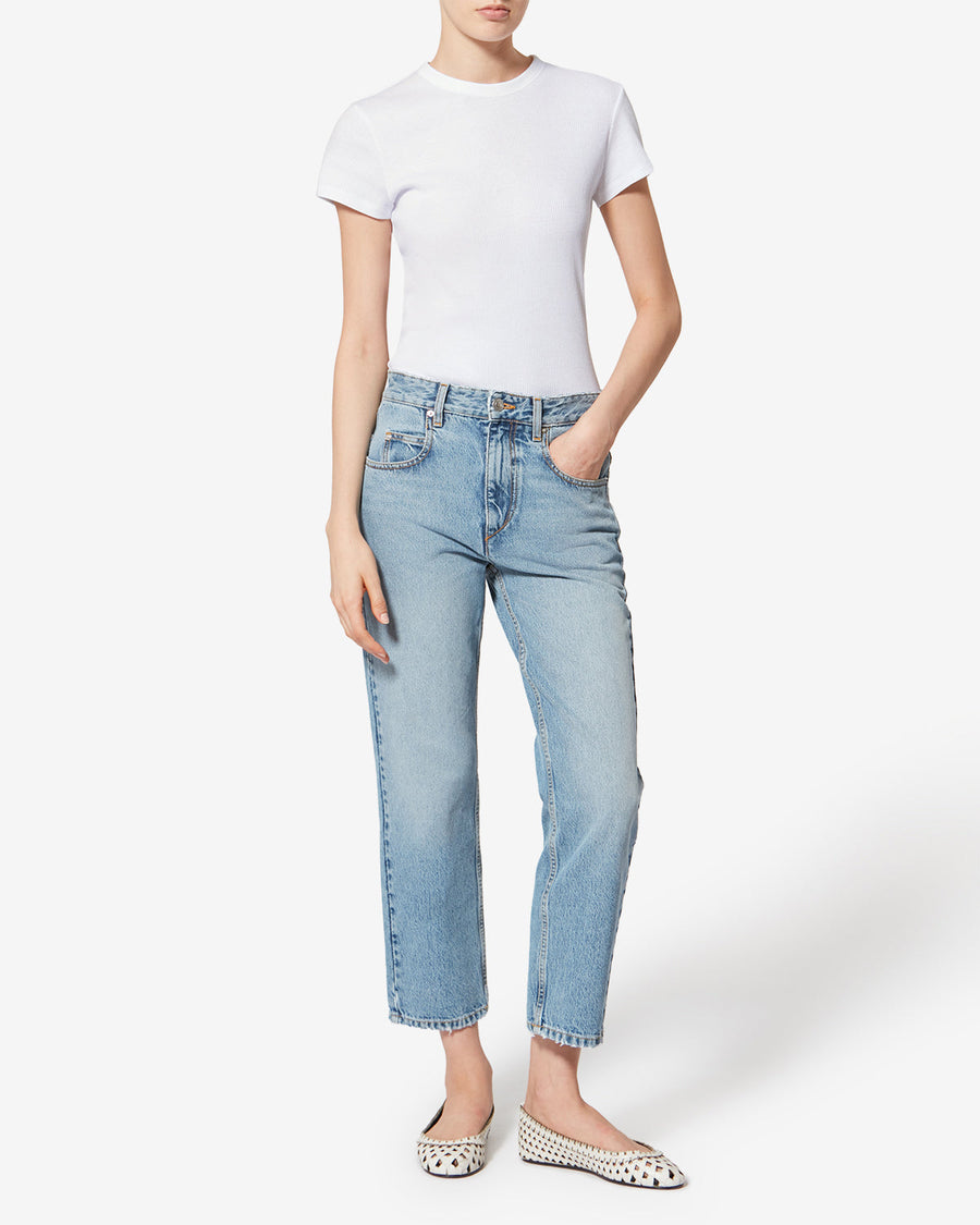 T-shirt Taomi — Blanc, vue 2 ; référence TS0111FAA2N39I20WH