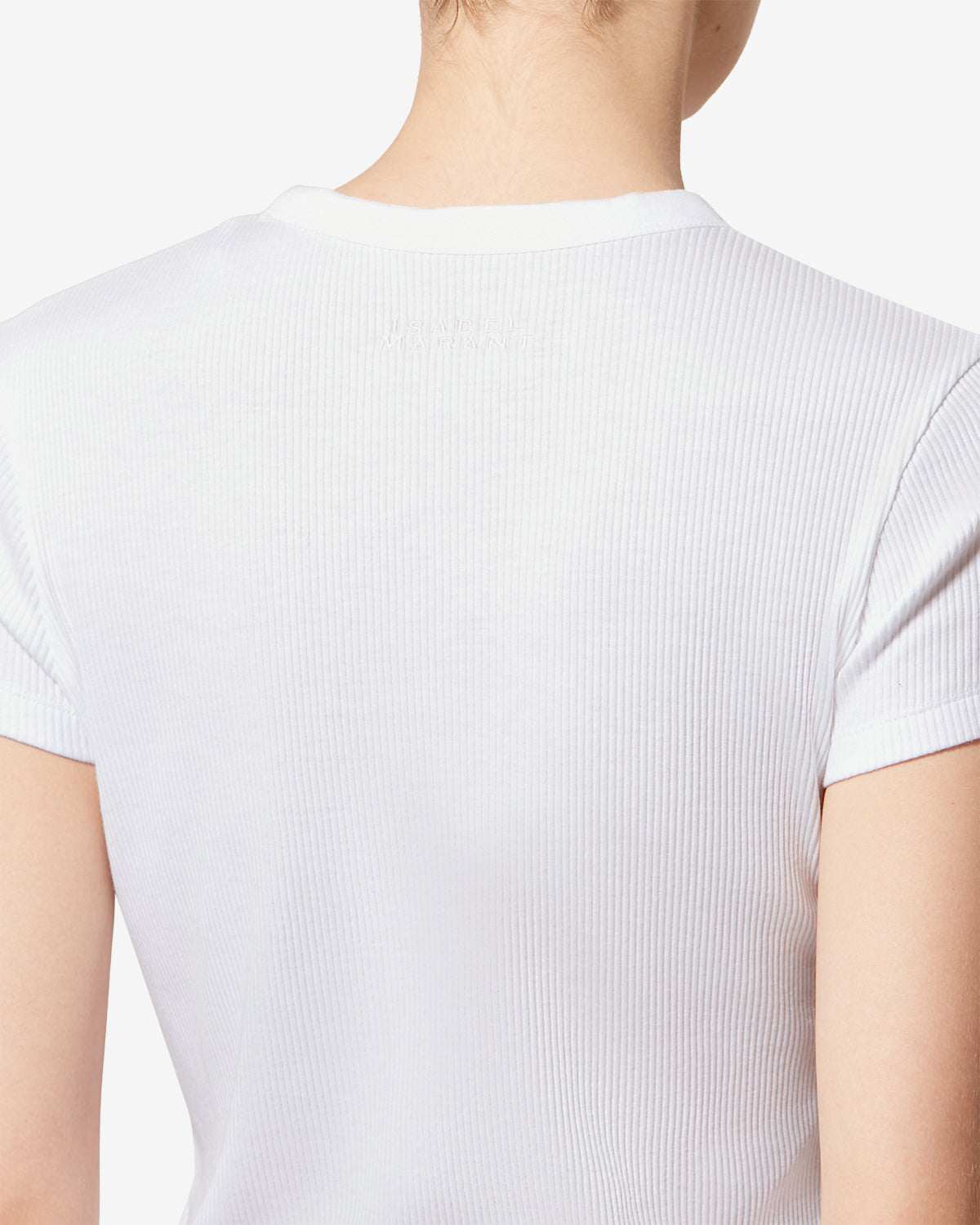 T-shirt Taomi — Blanc, vue 3 ; référence TS0111FAA2N39I20WH