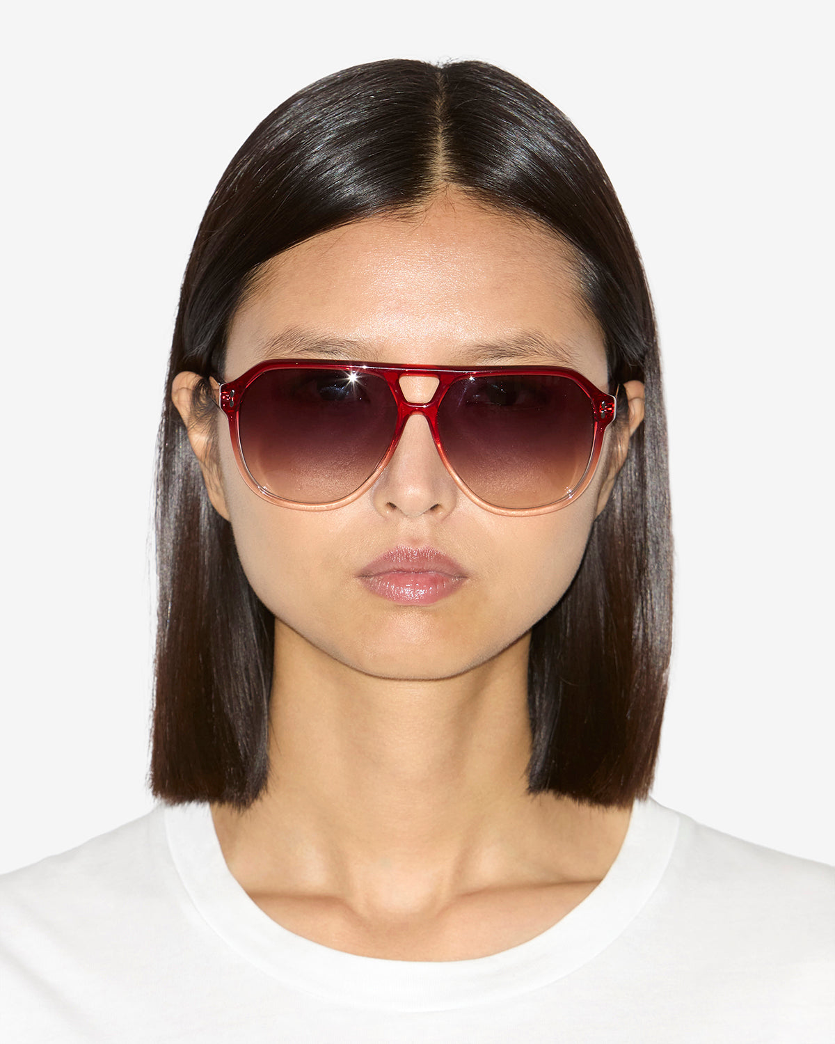 Lunettes De Soleil Aneya — Shaded red-pink shaded, vue 3 ; référence IM0216SB2L03L2OO3X