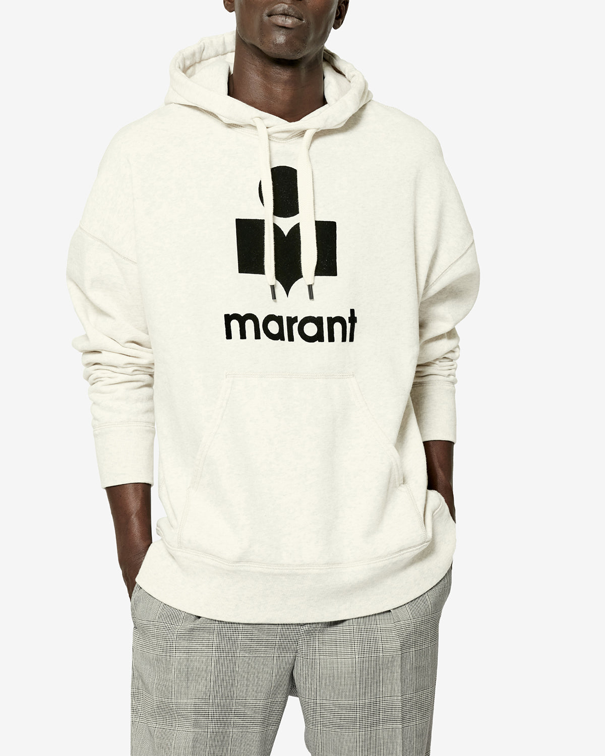 Sweatshirt Miley — Écru, vue 1 ; référence SW005500M003H23EC