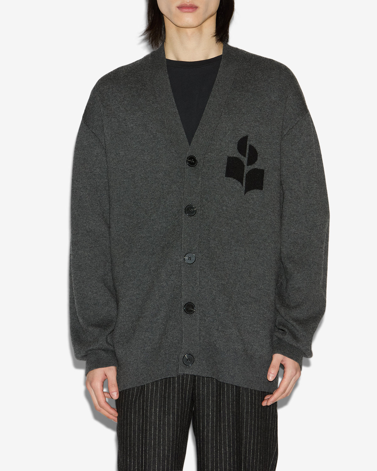 Cardigan Curtis — Anthracite, vue 1 ; référence CA0083HAA1L03H02AN