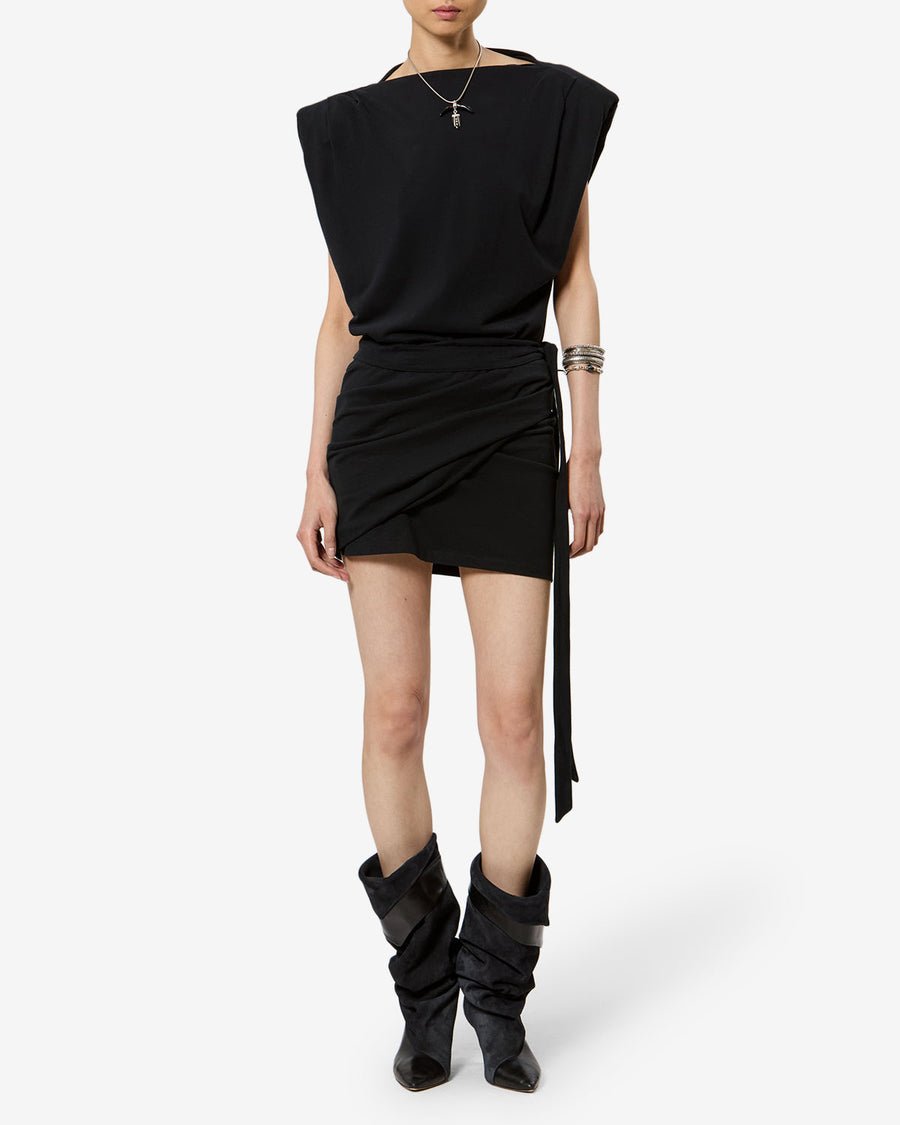 Robe Marielle — Noir, vue 2 ; référence RO0874FAA1N41I01BK