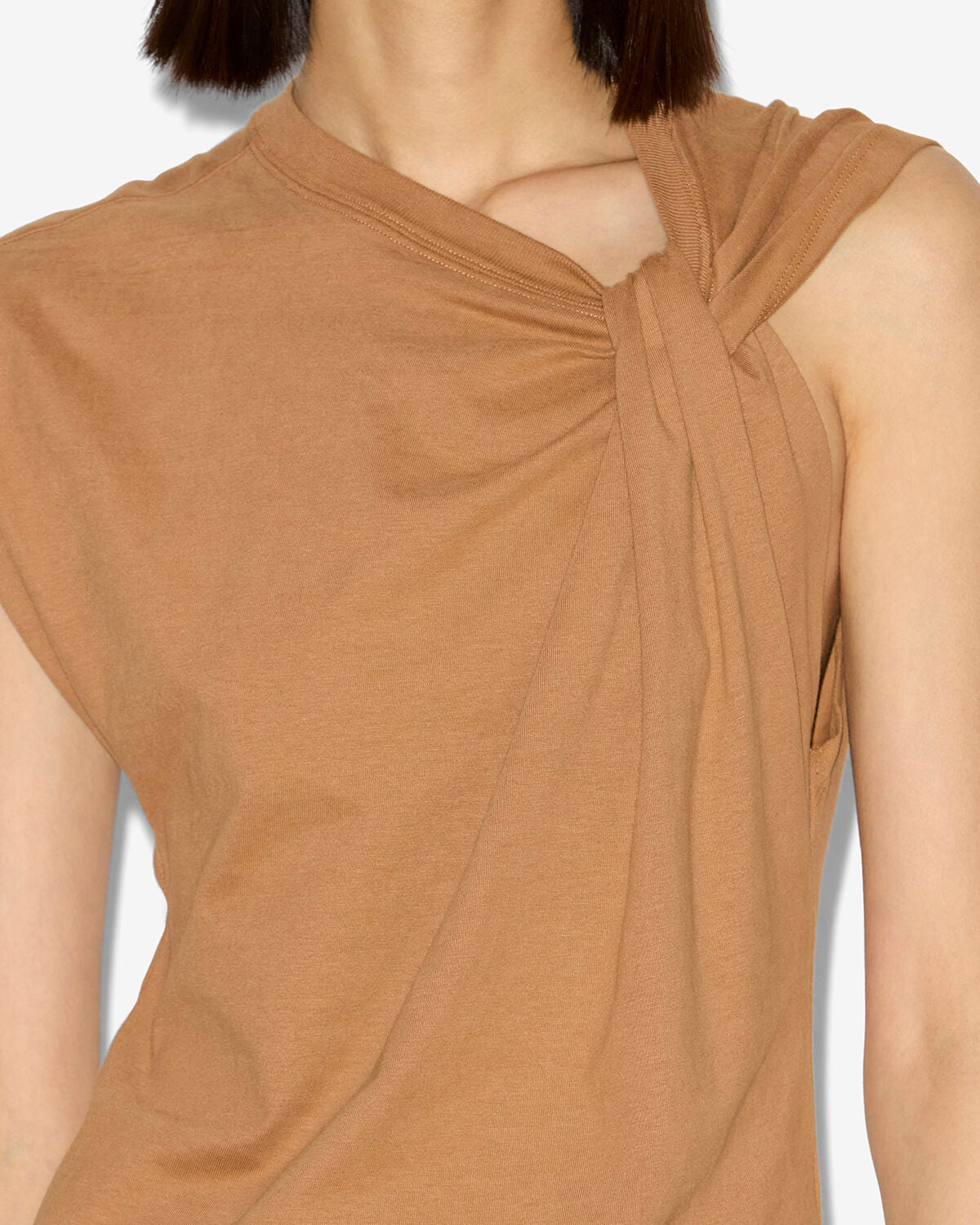 T-shirt Nayda — Caramel, vue 3 ; référence TS0175FAA1N41I50CA
