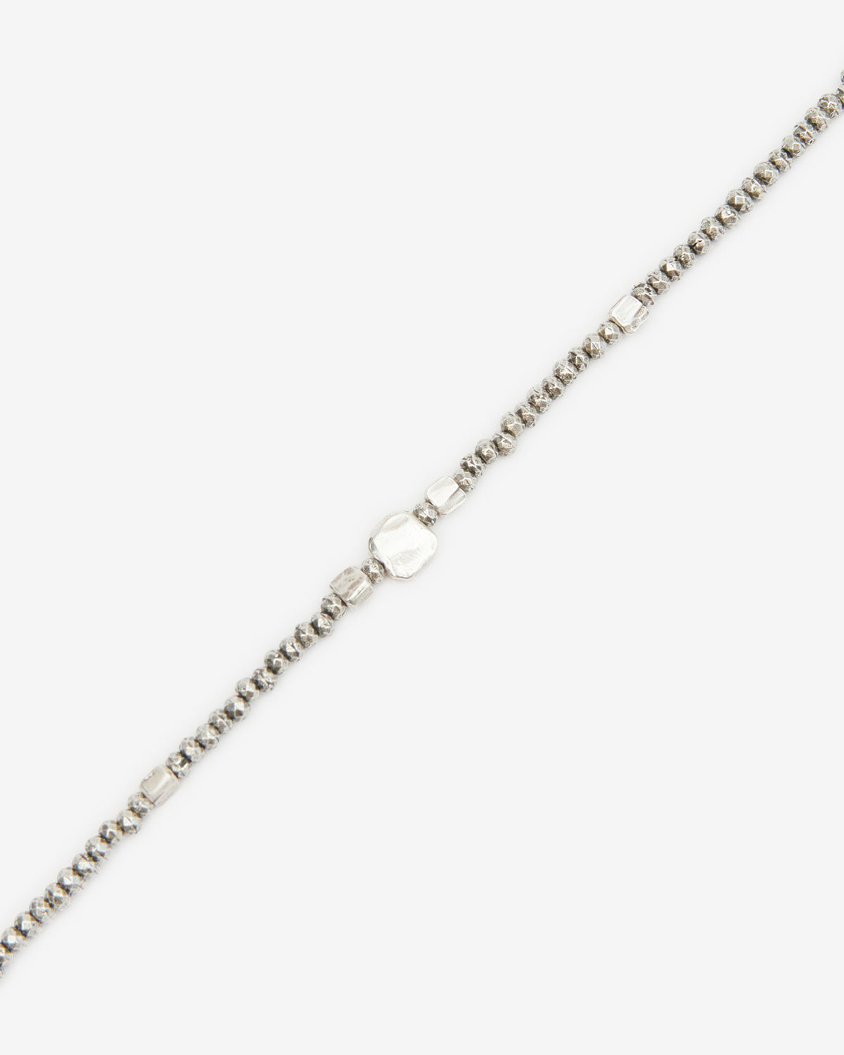 Collier Gary — Argent, vue 3 ; référence CO0159HAC3B07T08SI
