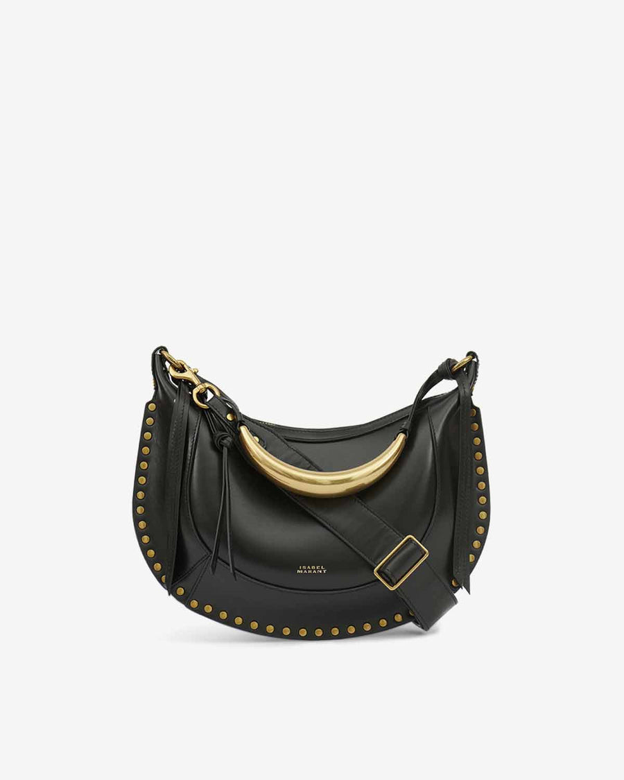 Sac Naoko en cuir — Noir et doré, vue 2 ; référence PP0001FAB2C11MBKGO