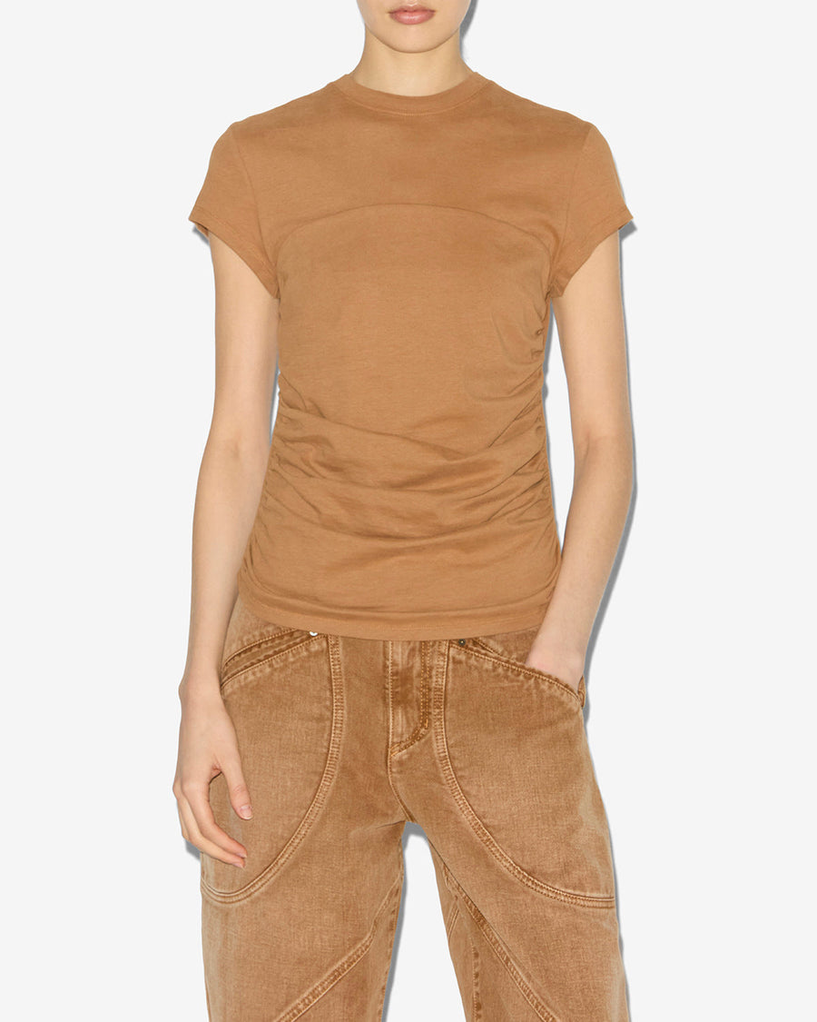 T-shirt Maelie — Caramel, vue 1 ; référence TS0275FAA1N41I50CA