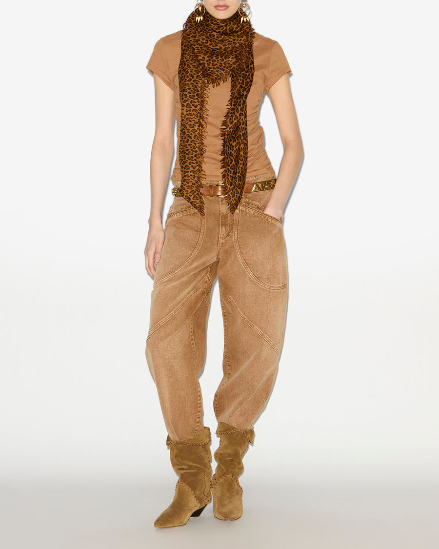 T-shirt Maelie — Caramel, vue 2 ; référence TS0275FAA1N41I50CA