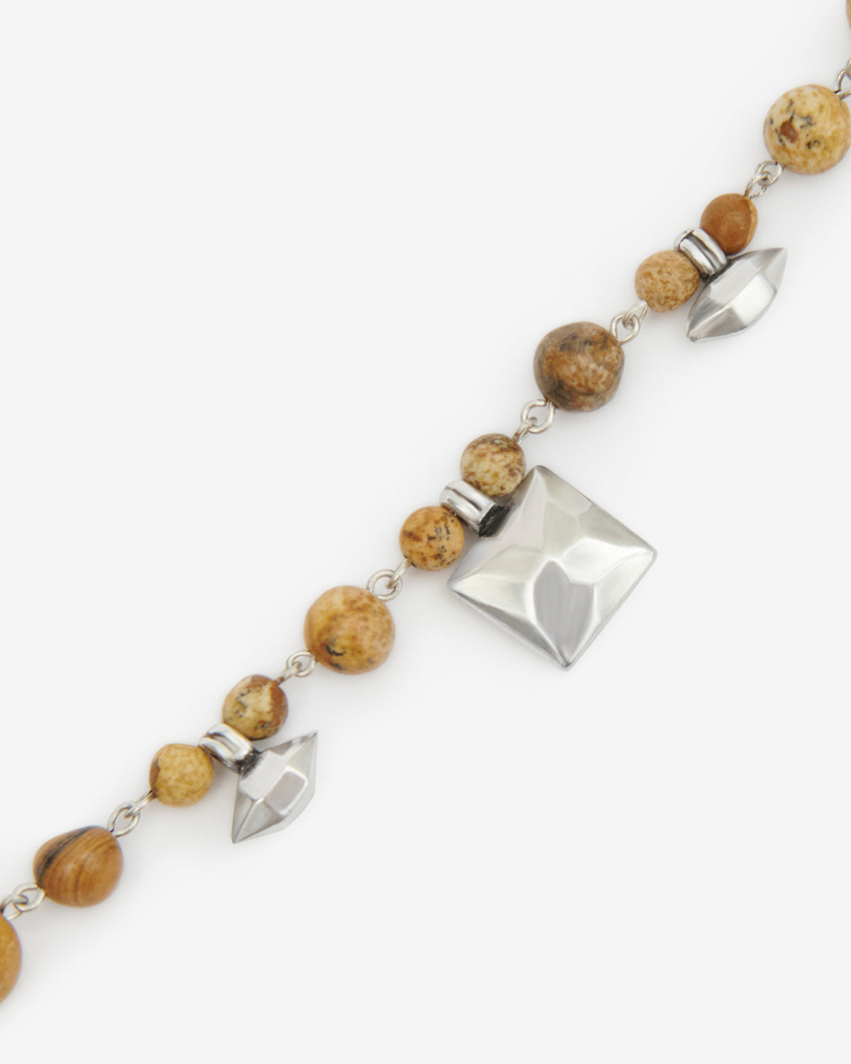 Bracelet Jack — Naturel et argenté, vue 3 ; référence BR0206HAC3B03TNLSI