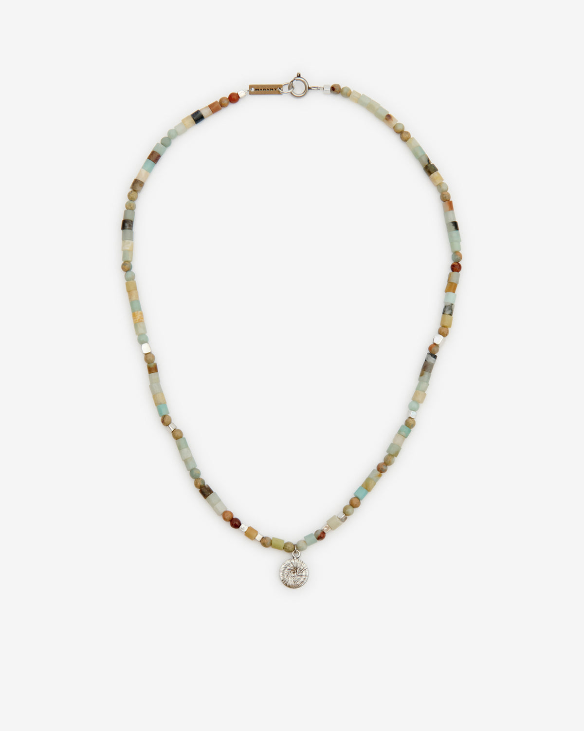 Collier Pierce — Pastel vert-argenté, vue 1 ; référence CO0162HAC3B14TPNSI