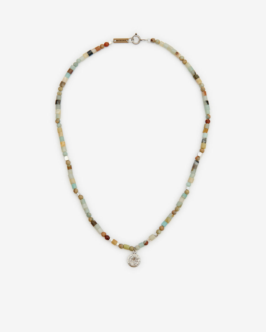 Collier Pierce — Pastel vert-argenté, vue 1 ; référence CO0162HAC3B14TPNSI