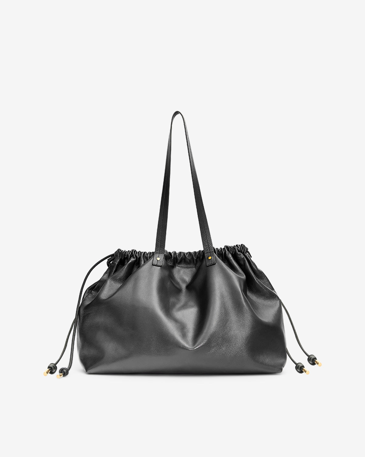 Cabas Silven en cuir — Noir, vue 3 ; référence CS0004FAC3C05M01BK