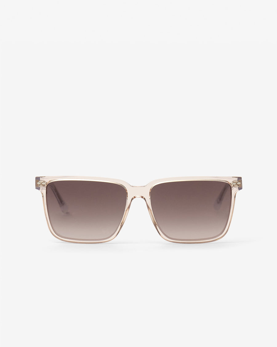 Lunettes de soleil Priya — Pink - brown shaded, vue 1 ; référence IM0231SB2L03L35JHA