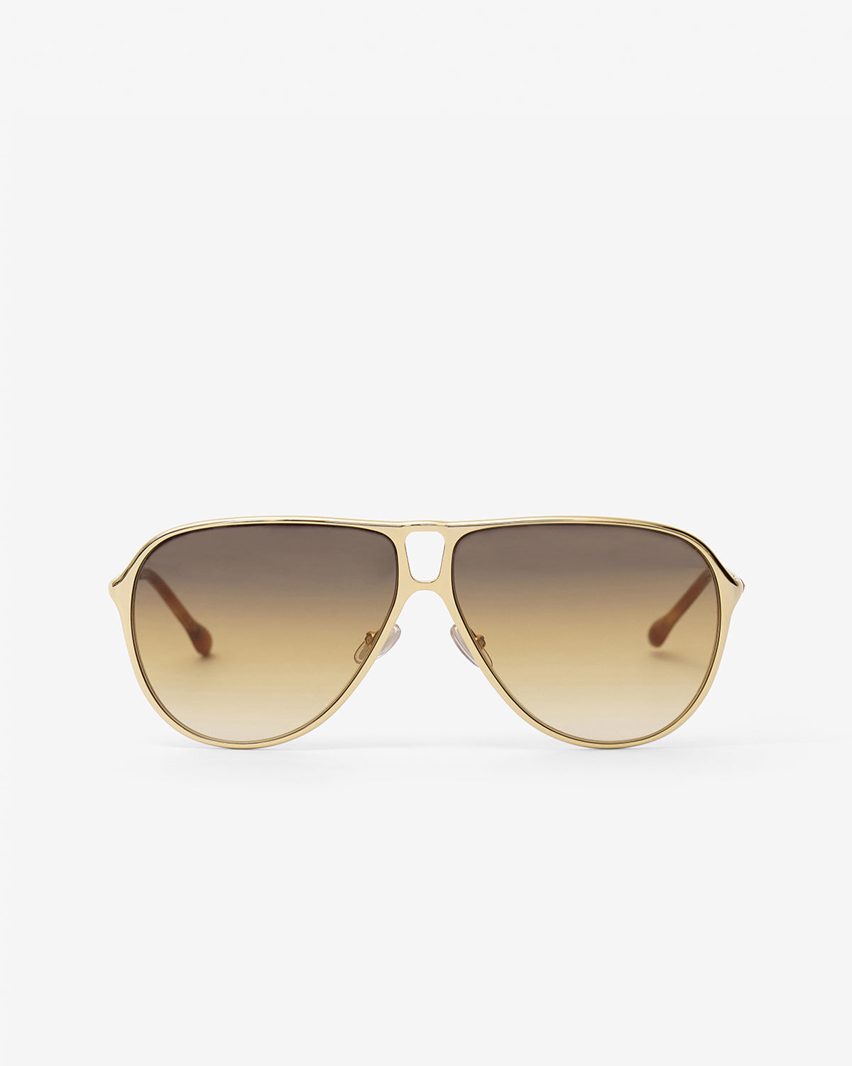 Lunettes de soleil Haylo — Gold brown - brown shaded, vue 1 ; référence IM0219SC4L04L01QN4