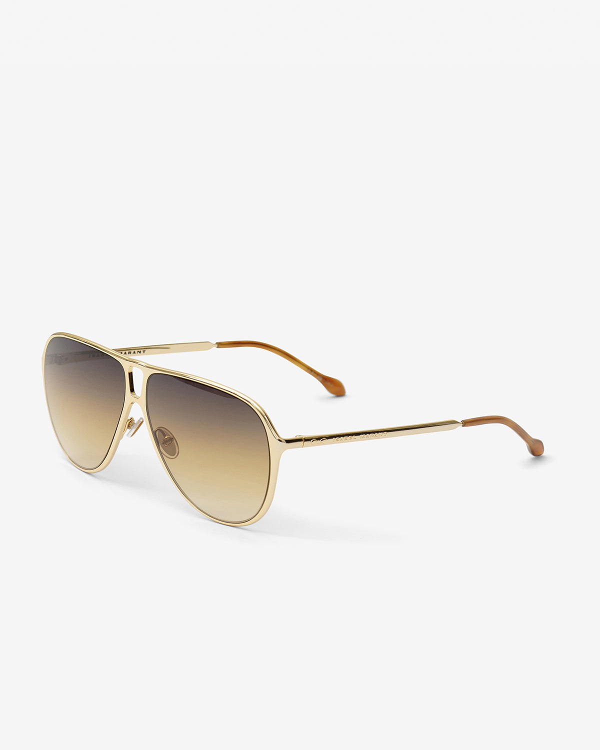 Lunettes de soleil Haylo — Gold brown - brown shaded, vue 2 ; référence IM0219SC4L04L01QN4