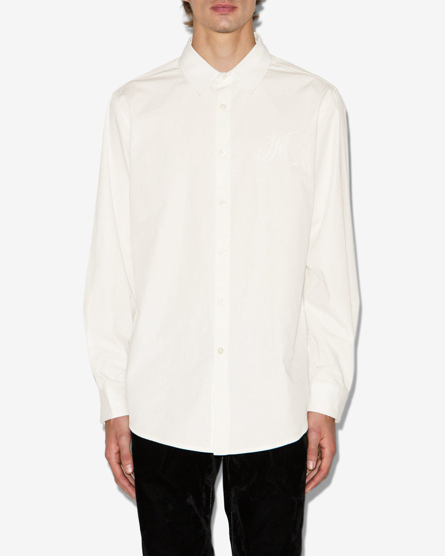 Chemise Nathan — Blanc, vue 1 ; référence CH0274HCC4I06H20WH