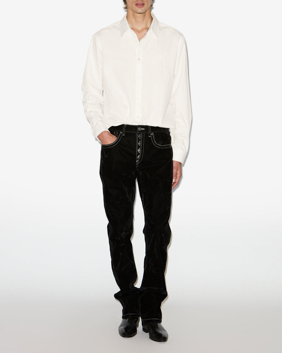 Chemise Nathan — Blanc, vue 2 ; référence CH0274HCC4I06H20WH