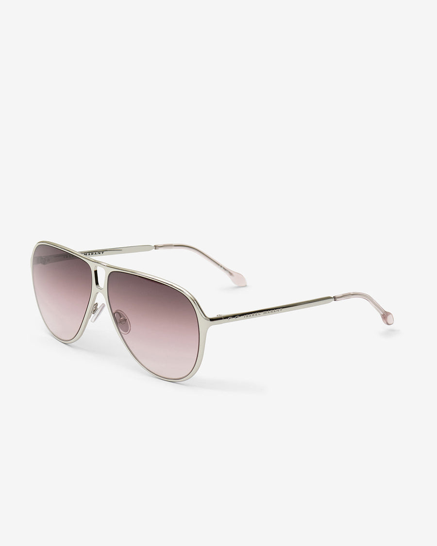 Lunettes de soleil Haylo — Palladium pink - burgundy s, vue 2 ; référence IM0219SC4L04L3YZUQ
