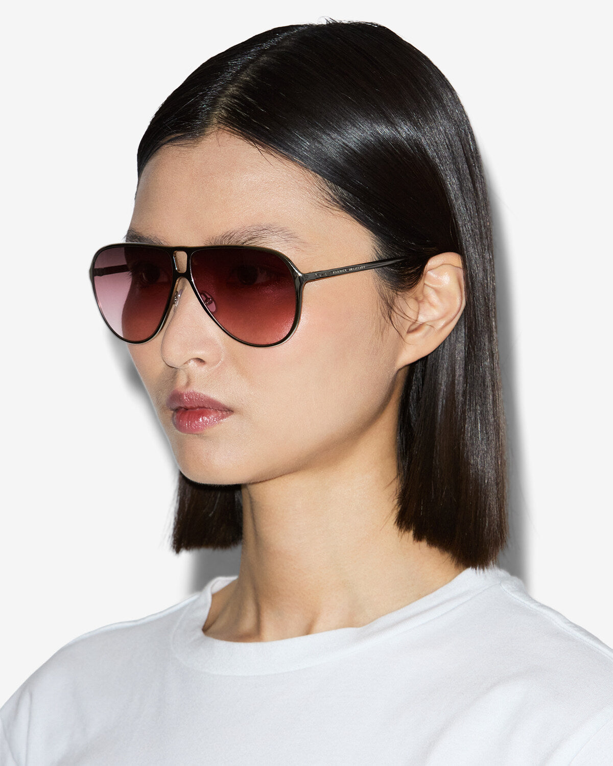 Lunettes de soleil Haylo — Palladium pink - burgundy s, vue 3 ; référence IM0219SC4L04L3YZUQ