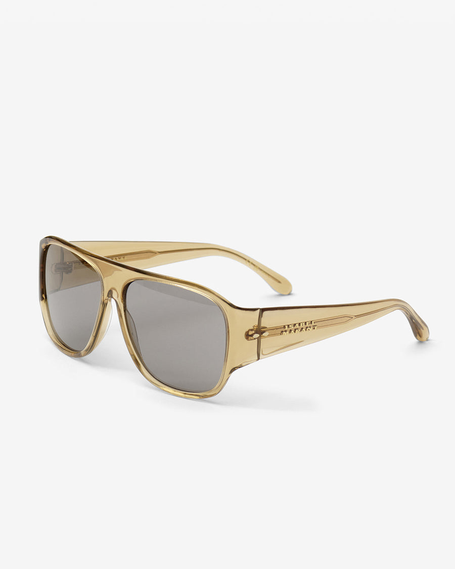 Lunettes De Soleil Mikala — Ochre - grey, vue 2 ; référence IM0239SC4L02LFMPIR
