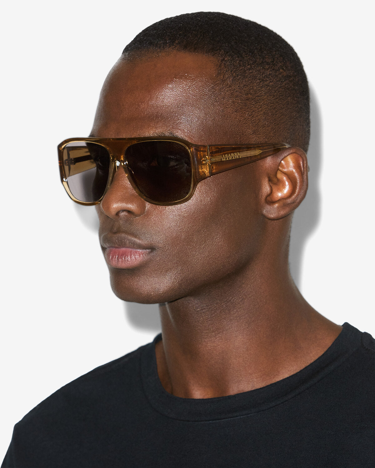 Lunettes De Soleil Mikala — Ochre - grey, vue 3 ; référence IM0239SC4L02LFMPIR