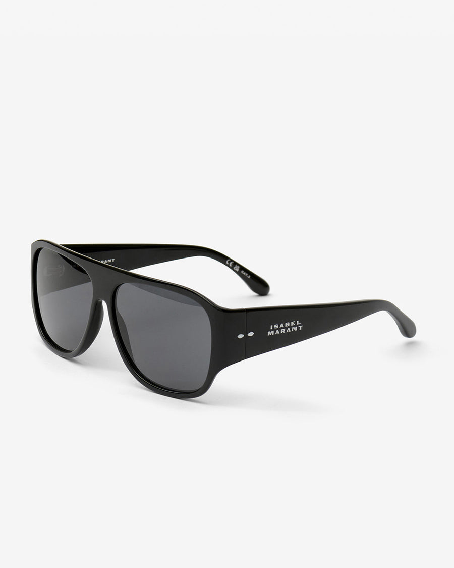 Lunettes De Soleil Mikala — Noir pall-Gris, vue 2 ; référence IM0239SC4L02L807IR
