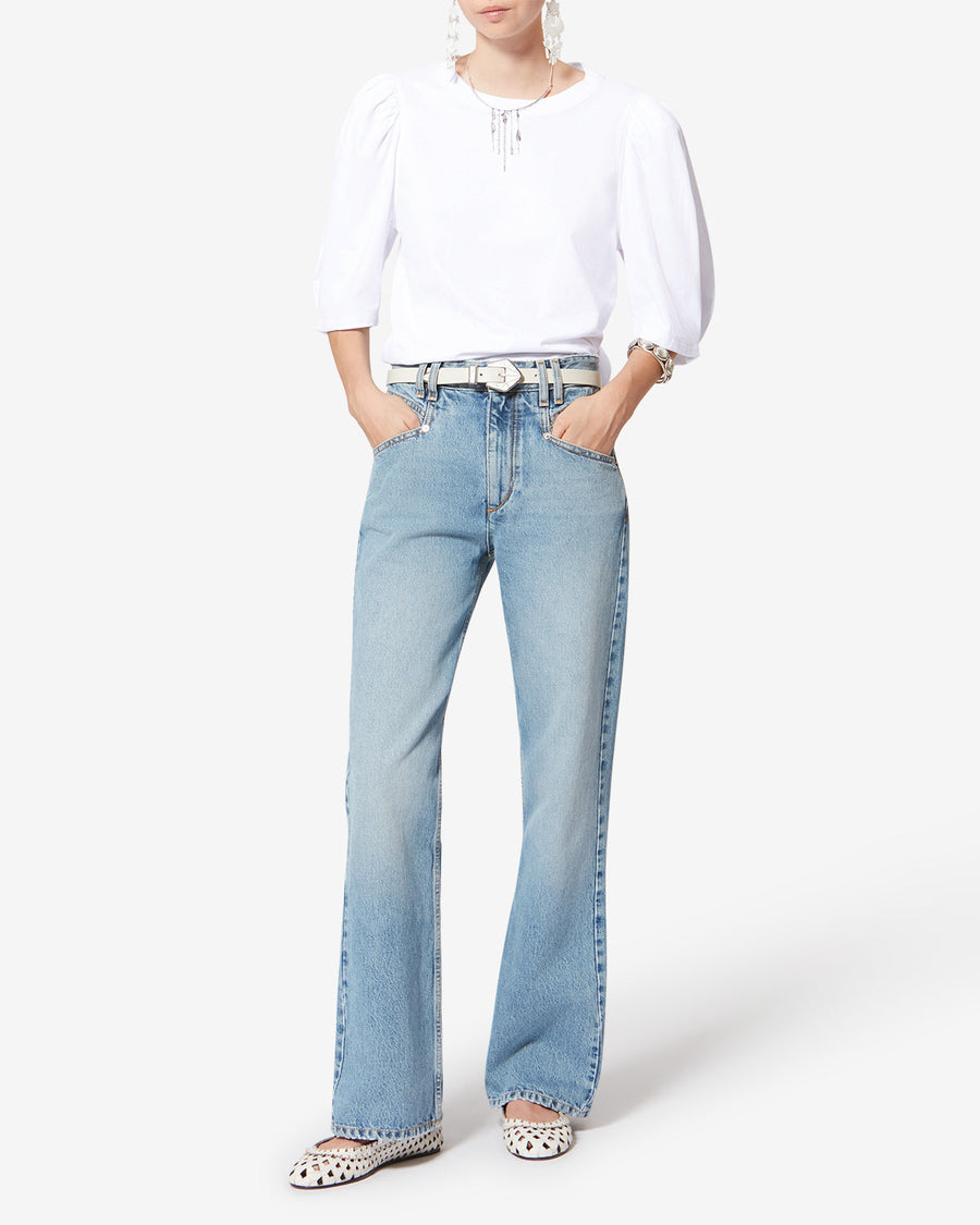 T-shirt Maeliss — Blanc, vue 2 ; référence TS0311FAA1N41I20WH