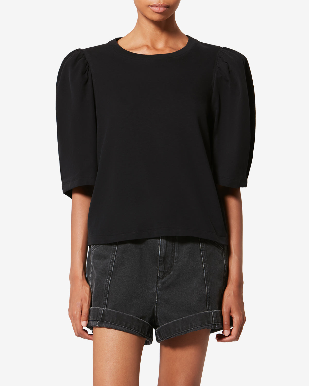 T-shirt Maeliss — Noir, vue 1 ; référence TS0311FAA1N41I01BK