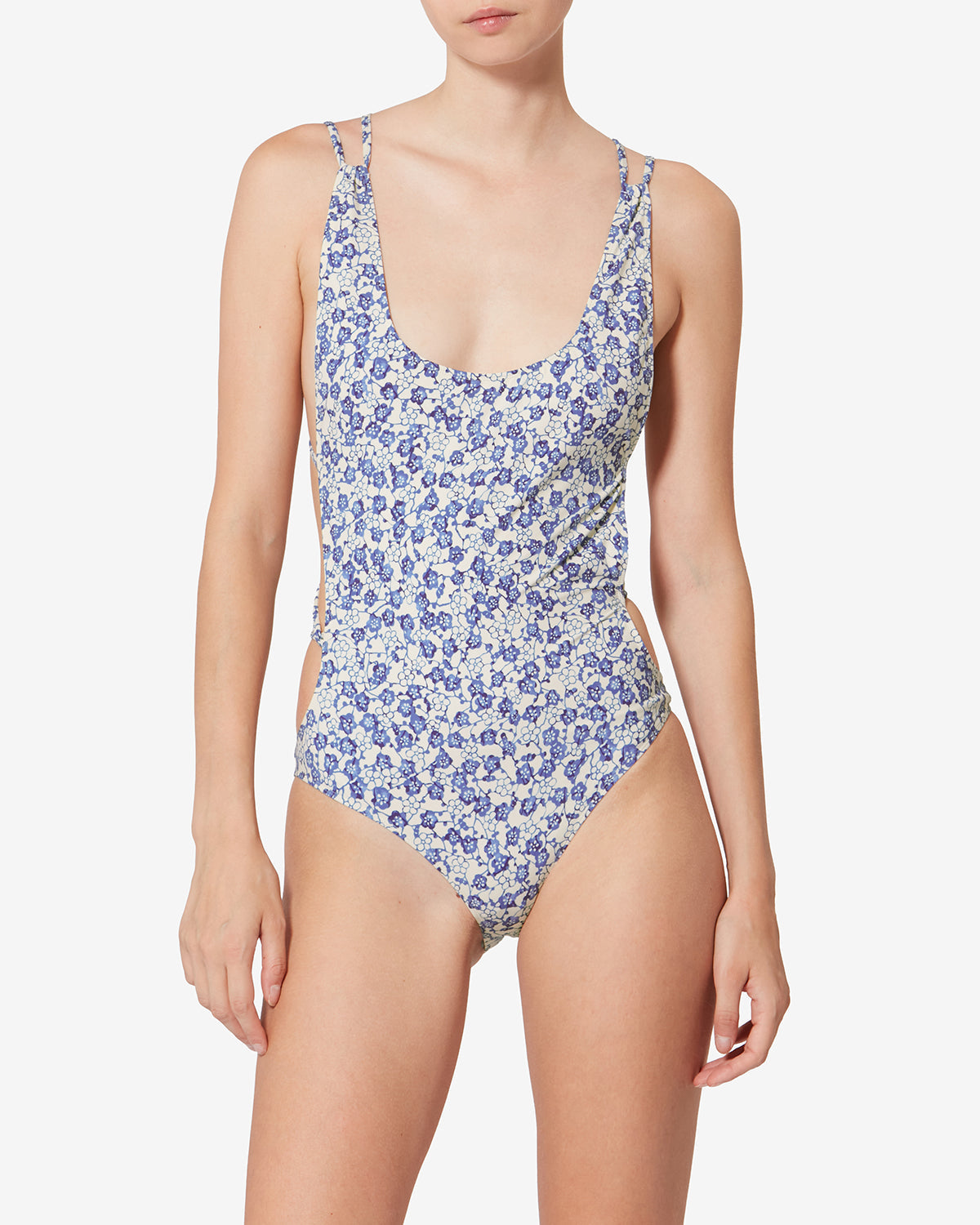 Maillot de bain Tenisia — Bleu, vue 1 ; référence MB0012FAD1P01I30BU