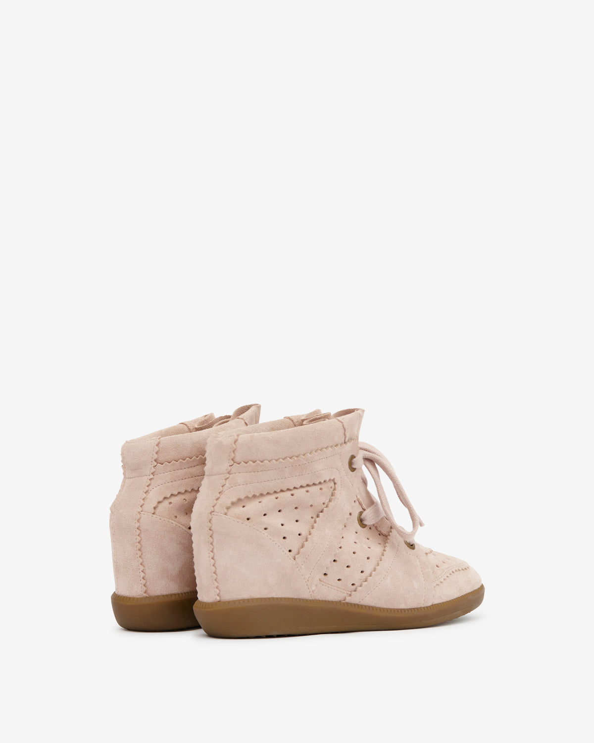 Baskets Bobby — Rose pâle, vue 3 ; référence BK0011FAA1E20S40PI