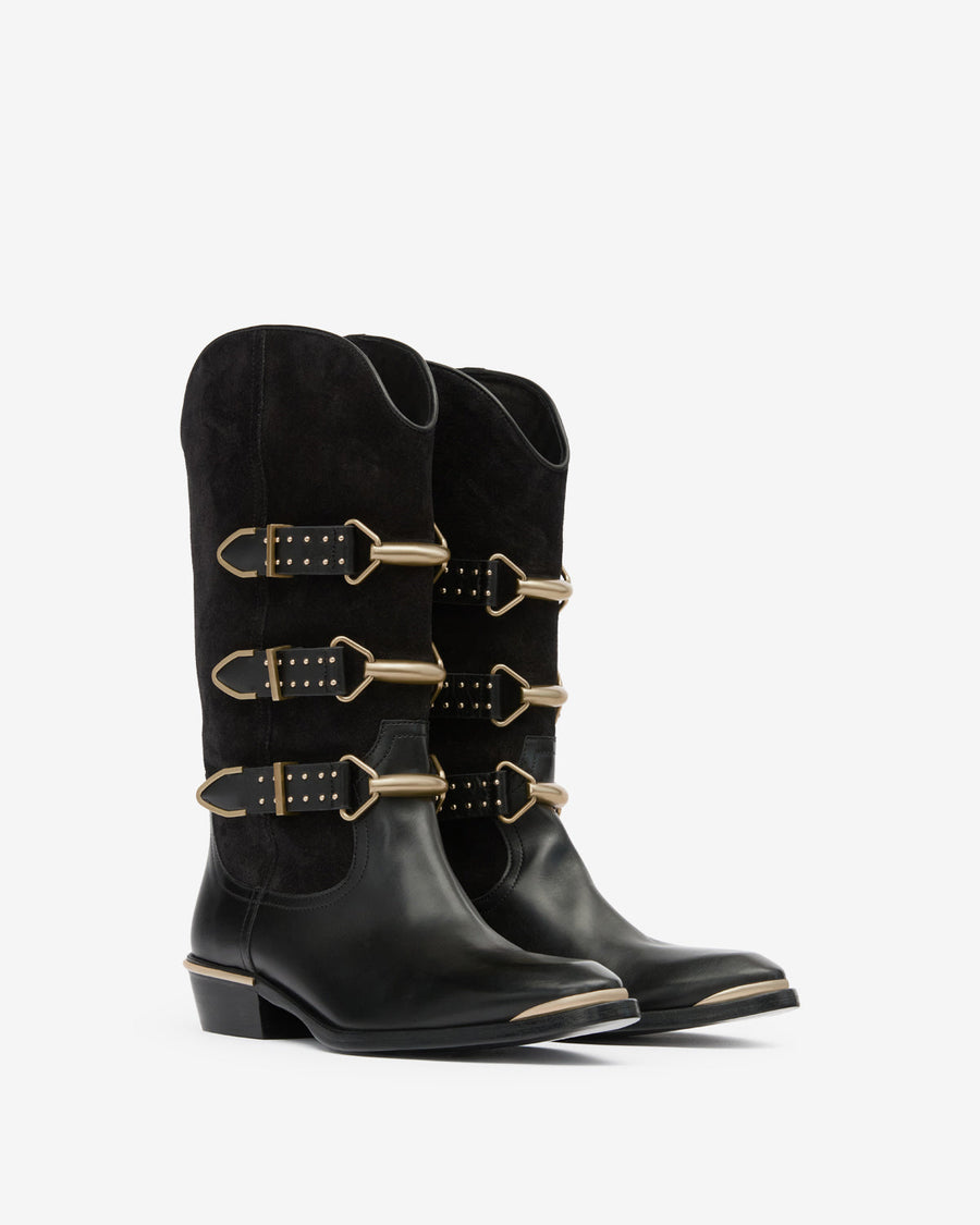 Boots Mexia — Noir, vue 2 ; référence BO0213FAD1A39S01BK