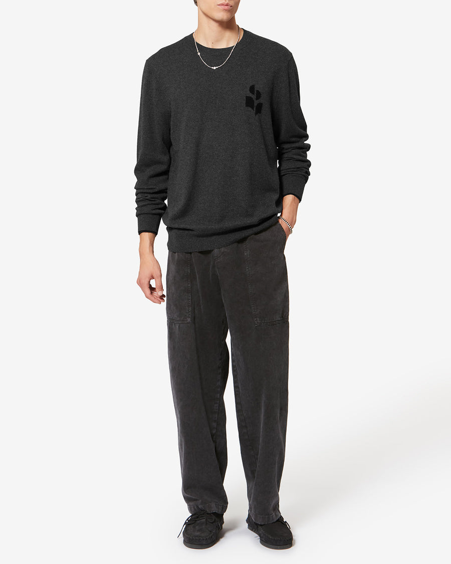 Pull Antea — Anthracite-noir, vue 2 ; référence PU0874HAD1L08HANBK