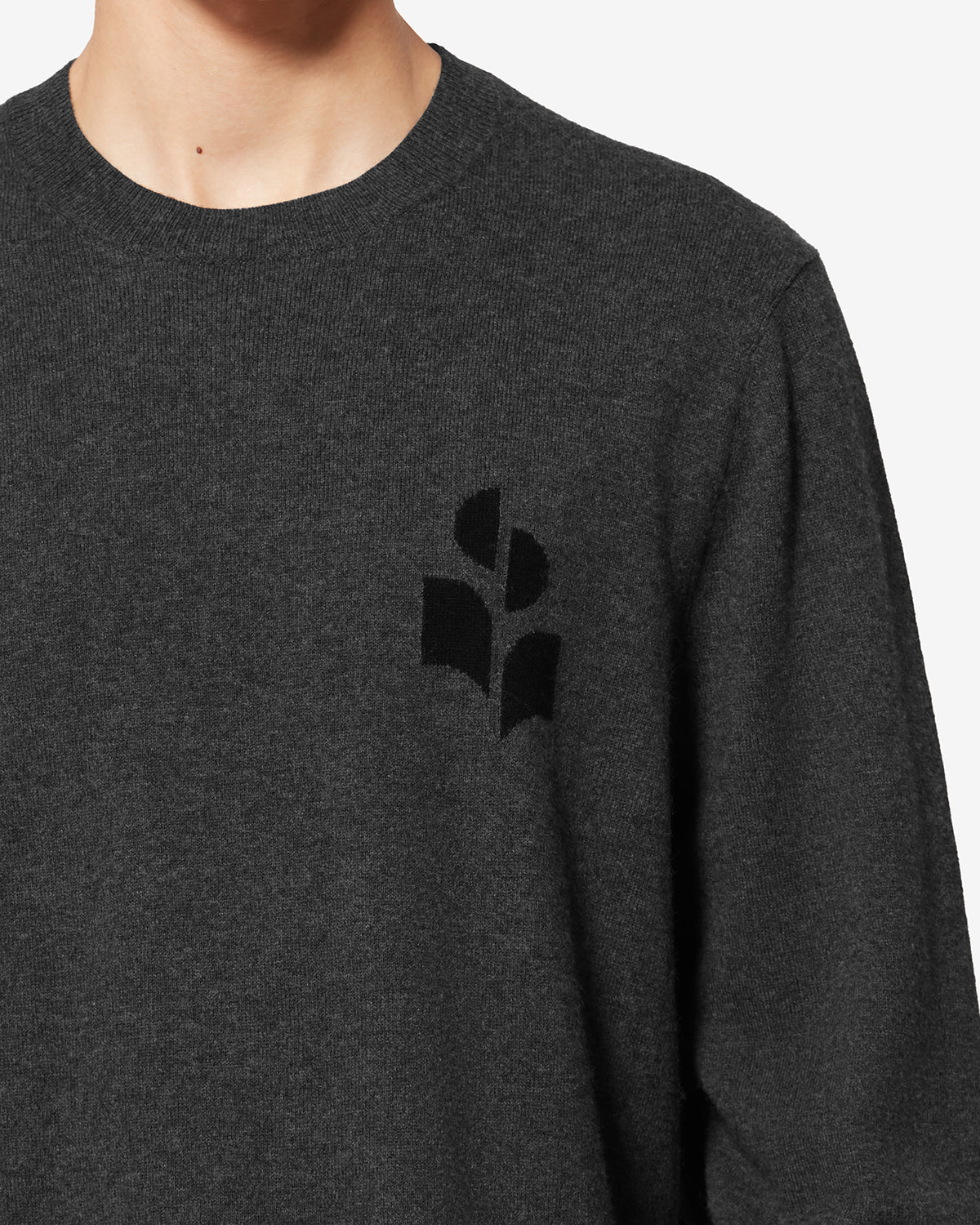 Pull Antea — Anthracite-noir, vue 3 ; référence PU0874HAD1L08HANBK