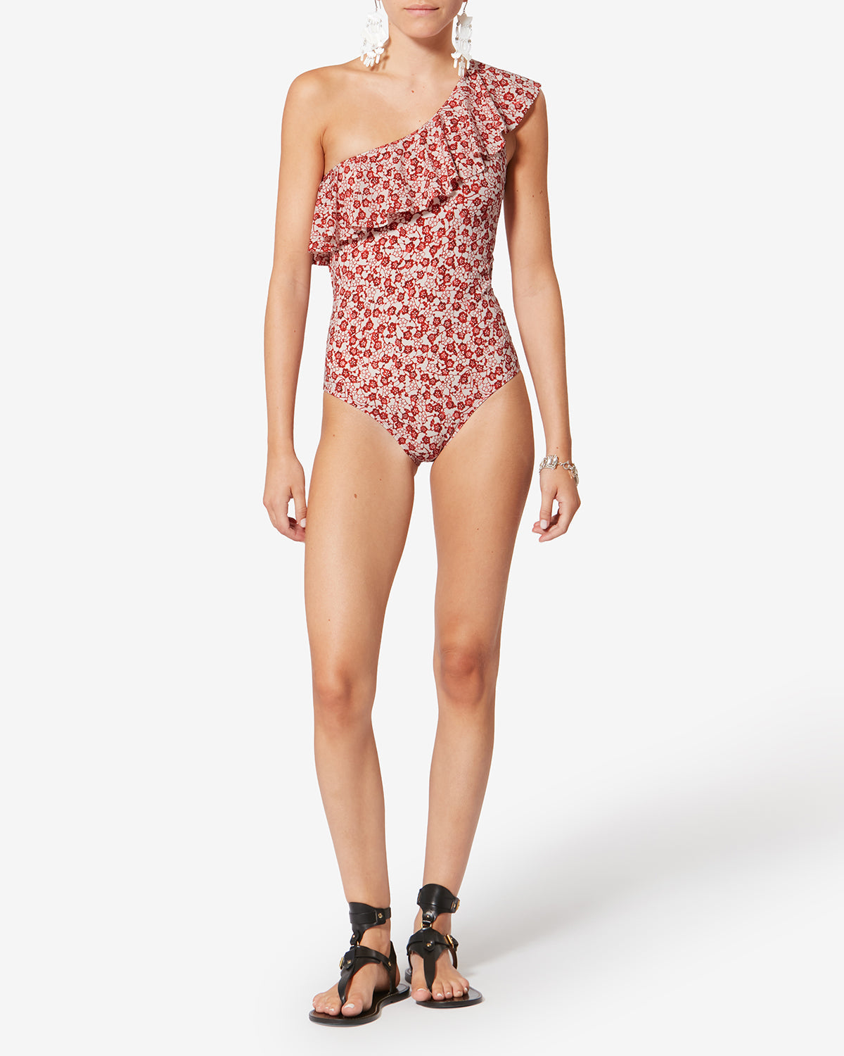 Maillot De Bain Sicilya — Rouge, vue 2 ; référence MB0001FBD1P01I70RD
