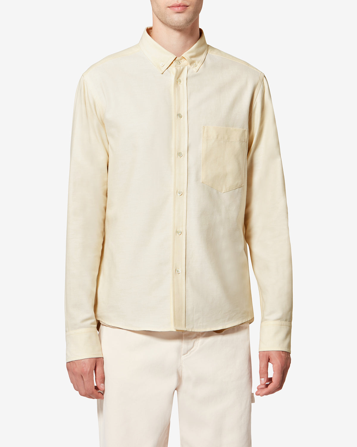Chemise Jasolo — Jaune clair, vue 1 ; référence CH0041HAB1I14H10LY