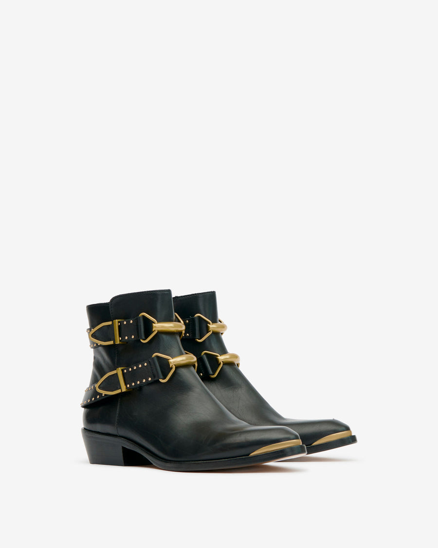 Boots Zalya — Noir, vue 2 ; référence BO0255FAD1A39S01BK