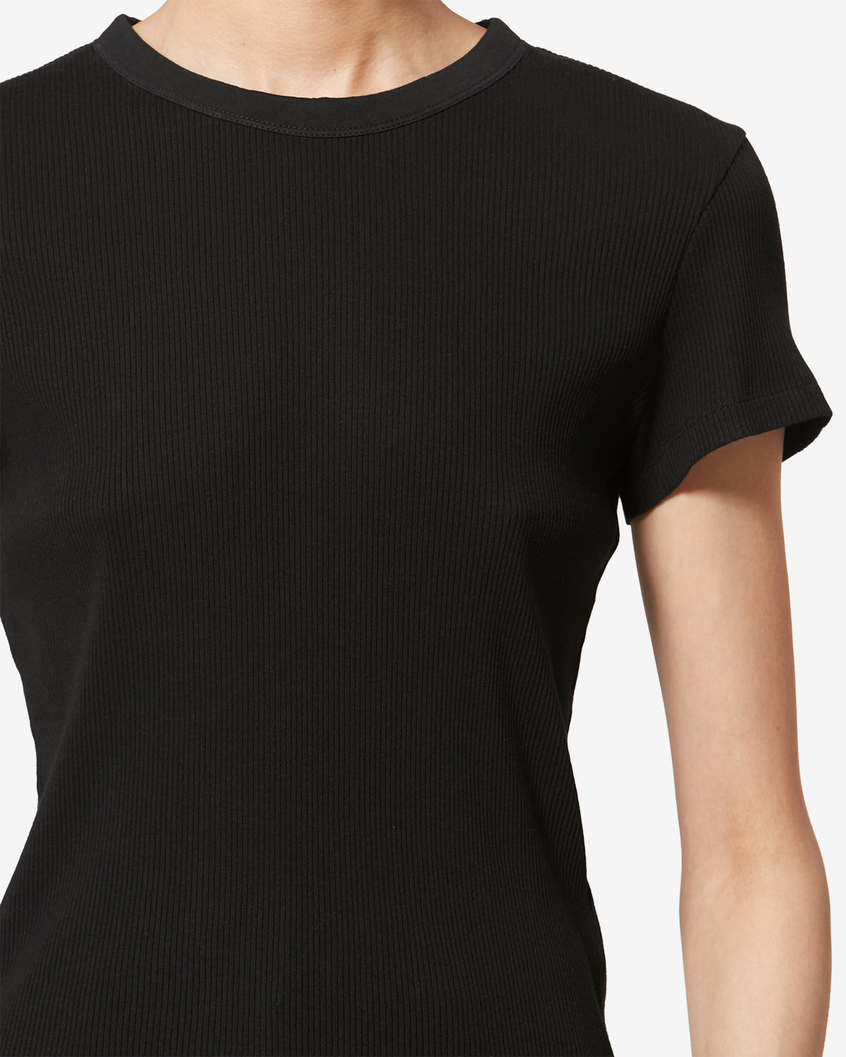T-shirt Taomi — Noir, vue 3 ; référence TS0111FAA2N39I01BK