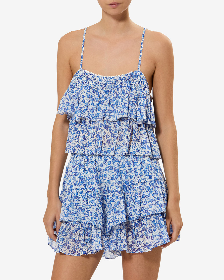 Top Erisa — Bleu, vue 1 ; référence HT0845FAD1J15E30BU