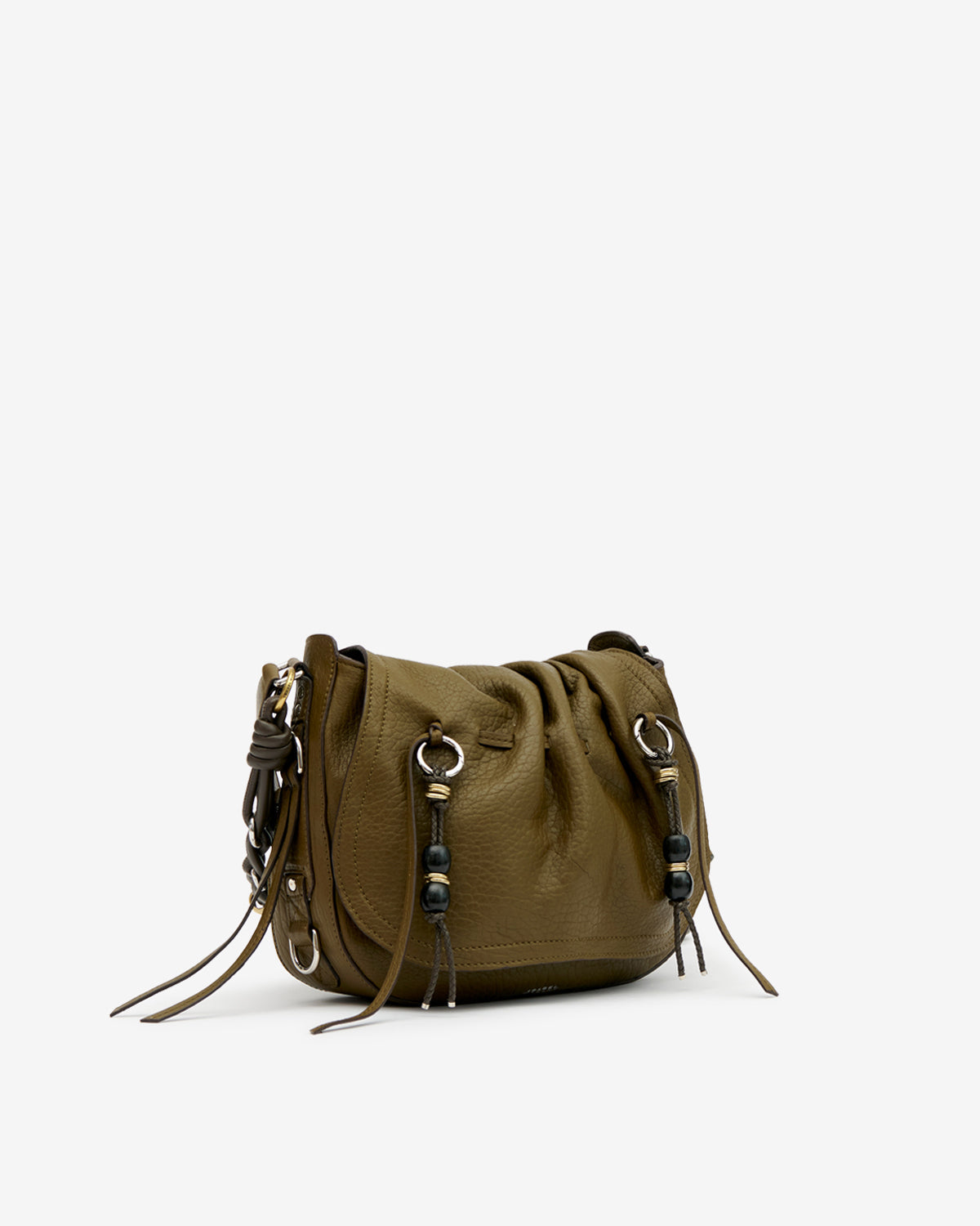 Sac Bolton en cuir grainé — Kaki, vue 3 ; référence PP0406FAC4C05M67KI