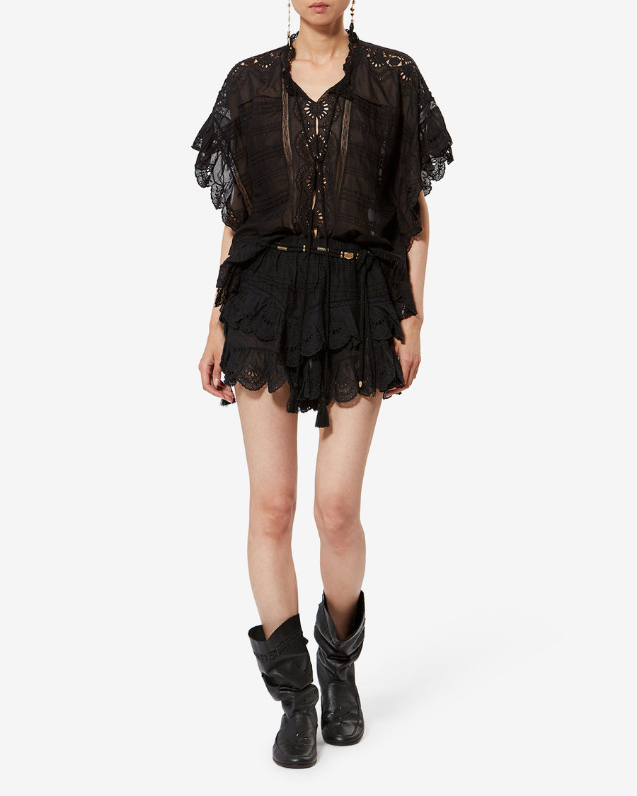 Short Jocadia — Noir, vue 2 ; référence SH0021FED1J05E01BK