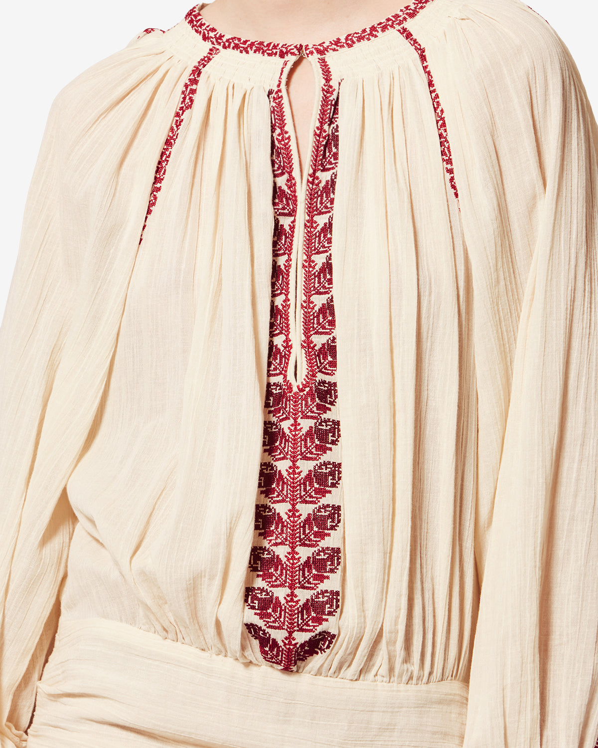 Robe Ludy — Beige-red, vue 3 ; référence RO1051FAD1J16EBERD