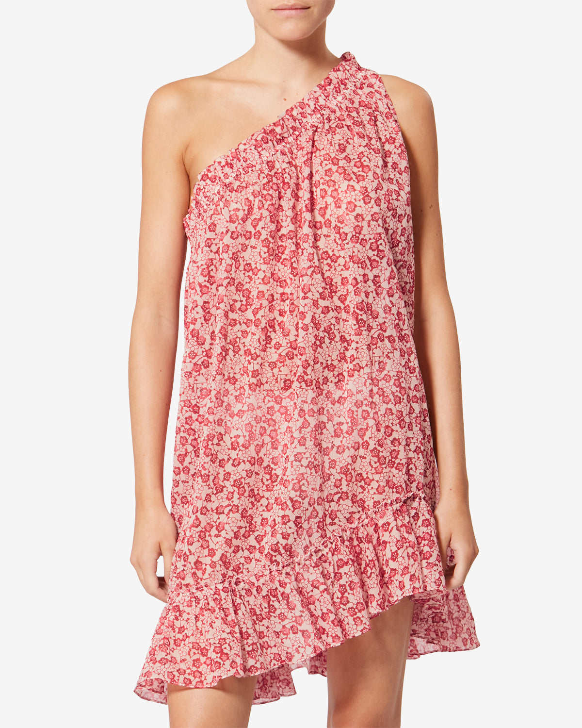 Robe Estella — Rouge, vue 1 ; référence RO1057FAD1J15E70RD