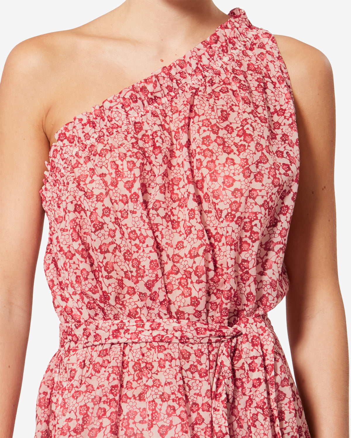 Robe Estella — Rouge, vue 3 ; référence RO1057FAD1J15E70RD