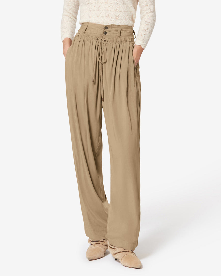 Pantalon Inaya — Kaki, vue 1 ; référence PA0547FCD1I03I67KI